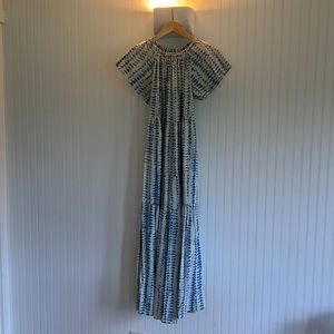Vienna Maxi in Indigo Stripe by Mirth
